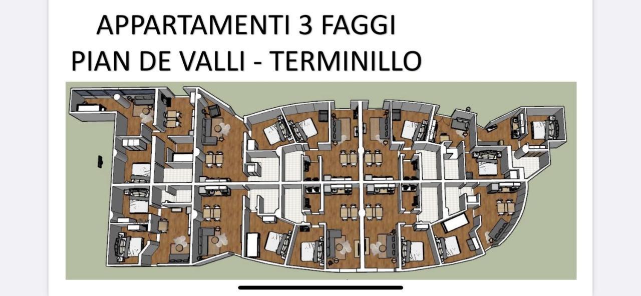 Апартаменти Terminillo - I Fiori Del Terminillo - Tre Faggi Екстер'єр фото